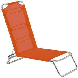 Fiam Lettino Jolly fiam Arancio 031tx aus Aluminium, UV-beständig, 1-Sitzer