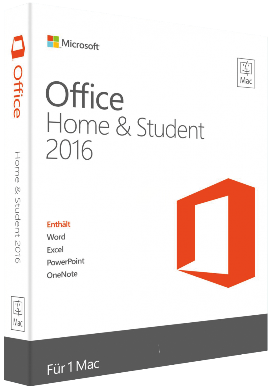 Microsoft Office 2016 Home and Student MAC | Sofortdownload + Produktschlüssel