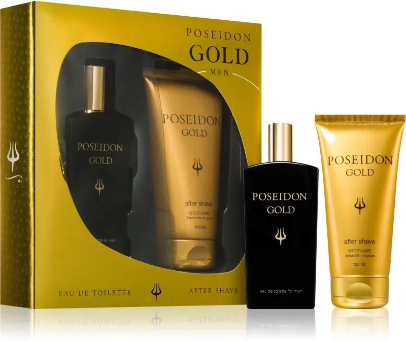 Instituto Español Poseidon Gold Geschenkset für Herren