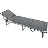 POCOline Sonnenliege silber Alu B/H/L: ca. 56x25x186 cm - silber, anthrazit