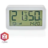 Nedis SmartLife-Klimasensor | Zigbee 3.0 | Batteriebetrieben | Android / IOS | Weiss