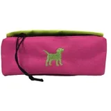 ADORRES Trainingsdummy, Futterdummy, Apportierbeutel, Leckerlibeutel für Hunde, Futterbeutel Pink Dog Edition