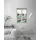 Queence Wandsticker QUEENCE "Häuser im Wasser", braun, B:40cm H:60cm T:0,1cm, Wandtattoos, Wandsticker, Wandbild, selbstklebend, 3D, Fenster