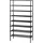 Woood Ferro 85 x 160 x 35 cm 7 Fächer schwarz