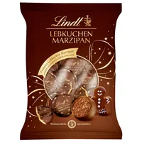 LINDT Schokolade, Lindt Lebkuchen Marzipan Kugeln Milch-Schokolade Packung 100g