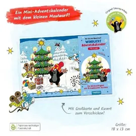 Trötsch Verlag Der kleine Maulwurf Windlicht Adventskalender
