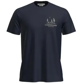 Icebreaker Merino 150 Tech Lite Peaceful Pass Midnight Navy L