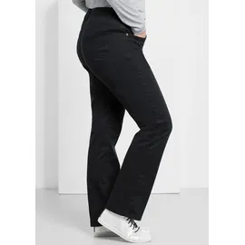 sheego Stretch-Hose Schwarz 48