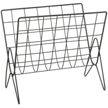 ATMOSPHERA CREATEUR D'INTERIEUR Atmosphera - Zeitschriftenständer Life - Metall - schwarz - 35-5x31-5 cm. - Schwarz