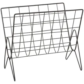 ATMOSPHERA CREATEUR D'INTERIEUR Atmosphera - Zeitschriftenständer Life - Metall - schwarz - 35-5x31-5 cm. - Schwarz