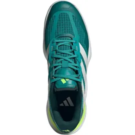 adidas Adipower 3 Hockey-Schuhe, pure Teal/Zero met./Aurora ivy, 49.5 EU