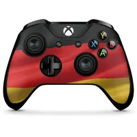 Skin kompatibel mit Microsoft Xbox One X Controller Folie Sticker Flagge Deutschland Flaggen