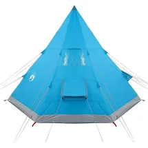 vidaXL Tipi-Campingzelt 4 Personen Blau