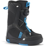 K2 Unisex Jugend Mini Turbo Snowboardboots, Black, EU: 31.5 (UK: 12 / US: 13c / cm: 18.5)