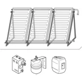 Weishaupt Paket Flachdach Vertikal 3x1 Fv 45° F2, Solarsystem - 895011 Von Weishaupt