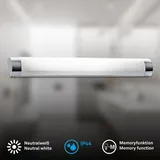 Briloner - Led Spiegelleuchte Ip44 Badleuchte Bad Wandlampe 61,5cm Wasserfest Licht Chrom