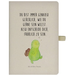 Mr. & Mrs. Panda Notizbuch Schildkröte pfeift – Transparent – Geschenk, Depression, Lebensfreude Mr. & Mrs. Panda