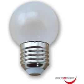 satisfire Illu-Partylichterkette 40 m Schwarz 60 ultra-warmweiße LED Kugeln