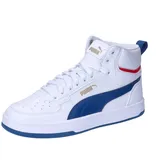 Puma Caven 2.0 Mid Jr Sneaker, White-Clyde Royal Gold, 37.5 EU