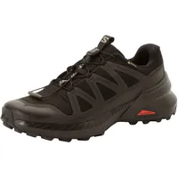 Salomon Laufschuh SALOMON "SPEEDCROSS PEAK GORE-TEX", Gr. 45, schwarz, Textil, Synthetik, sportlich, Schuhe, wasserdicht