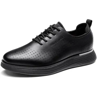 Bruno Marc Herren Anzugschuhe lässige Schnürschuhe Business Sport Schuhe Moderne Klassische dresssporty,Size 44.5,Schwarz,SBOX2318M - 44.5 EU