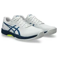 Asics Tennisschuhe Gel Game 9 Clay/Sandplatz 2024 weiss/makoblau Herren