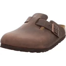 Birkenstock Boston Nubukleder geölt schmal habana 38