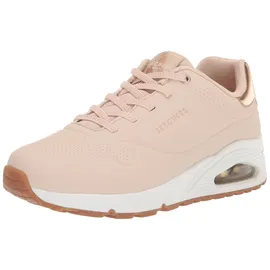 SKECHERS Damen UNO – Shimmer Away Sneaker, Nat, 35 EU