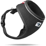 Curli Basic Harness Hundehalsband Schwarz S