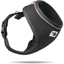 Curli Basic Harness Hundehalsband Schwarz S