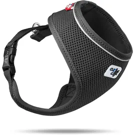 Curli Basic Harness Hundehalsband Schwarz S