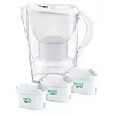 Brita Marella cool white 2,4 L + 3 Maxtra Plus Kartuschen