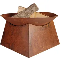 Feuerstelle Firebowl Terrassenofen Terrassenfeuer mit Unterteil Pueblo Jet-Line