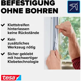 Tesa Fliegengitter Insect Stop SUN Protect 130 x 150 cm Anthrazit