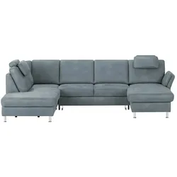 Mein Sofa bold Wohnlandschaft  Veit , blau , Maße (cm): B: 305 H: 90 T: 200.0