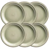 Mäser Speiseteller 27 cm Olivgrün 6er Set