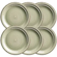 Mäser Speiseteller 27 cm Olivgrün 6er Set