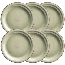 Mäser Speiseteller 27 cm Olivgrün 6er Set