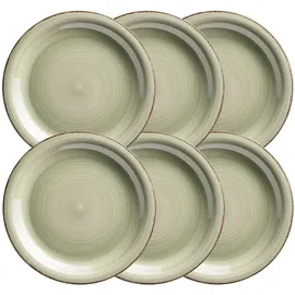 Mäser Speiseteller 27 cm Olivgrün 6er Set