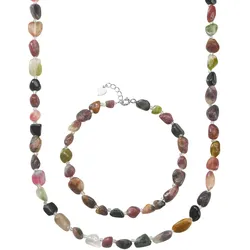 Collier-Set LADY, bunt, Halsketten, Damen, N-Größe