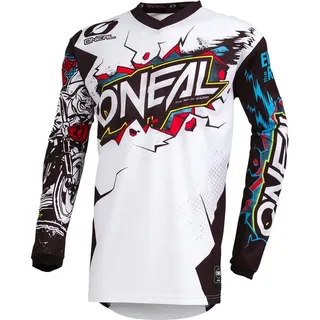 O'Neal Kids Bike Jersey Element Villain White S - Weiß