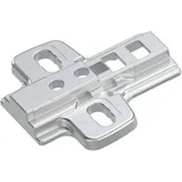 Hettich Möbel-Adapterplatte für Paralleladapter 9106988, D 1,5mm Zinkdruckguss, vern.