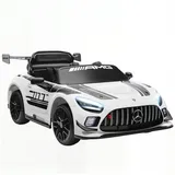 aiyaplay Kinder Elektroauto Mercedes-AMG 12V Weiß (1-tlg)