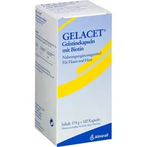 ALMIRALL HERMAL GMBH Gelacet Gelatinekapseln mit Biotin 320 St.