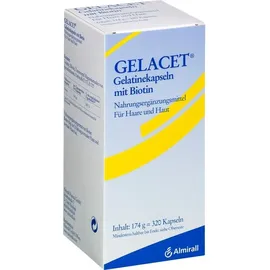 ALMIRALL HERMAL GMBH Gelacet Gelatinekapseln mit Biotin 320 St.