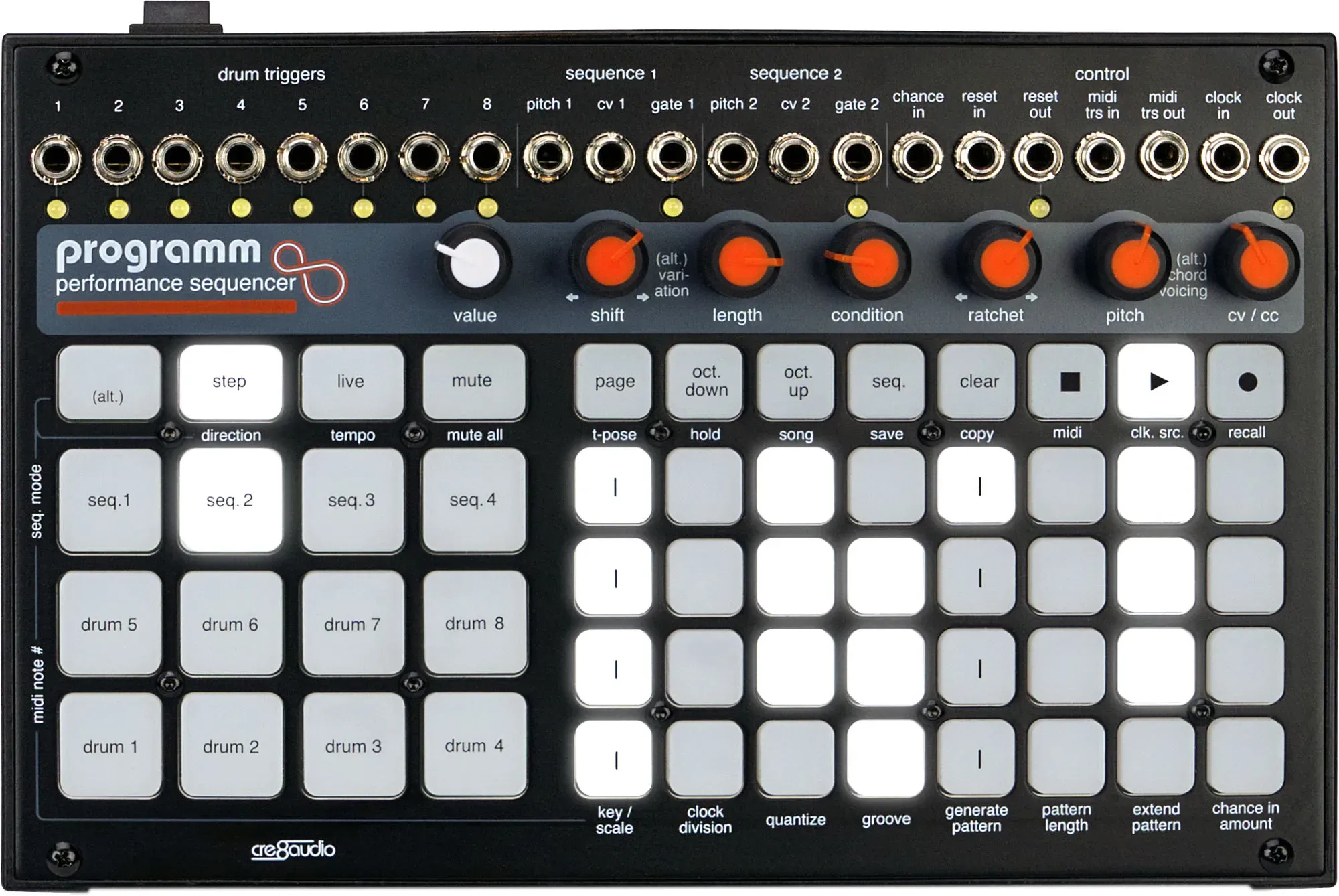 Cre8audio Programm