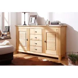 Home Affaire Sideboard »Rauna«, Kommode, B/T/H: 150/37/84 cm beige