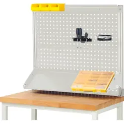 Rau System-Aufbau (Komplettset-02 B1000 mm), zur Montage auf Arbeitsplatte, RAL7035