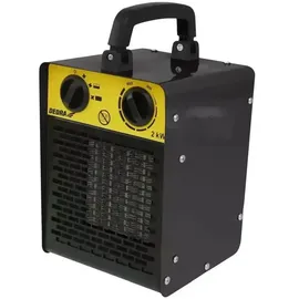 Dedra Elektrische Heizung Heizfläche 20 m2 – Quadratische 2,0 kW, keramisch PTC-Heizelement, für gut isolierte Räume, Thermostat, Überhitzungsschutz, drei Betriebsarten, leiser Betrieb