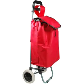 Helo24 Einkaufswagen rot klappbar